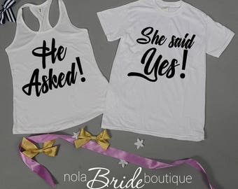 i asked she said yes shirts