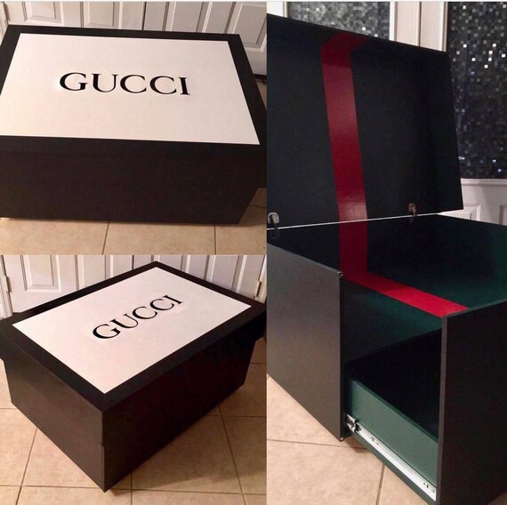 Shoe Box Storage Black Gucci