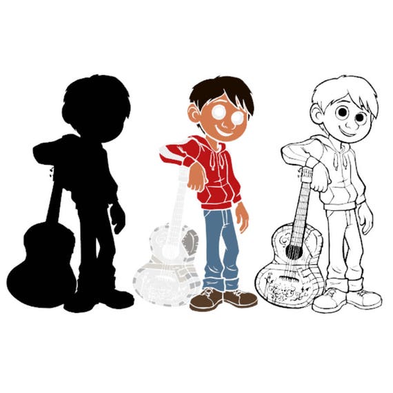 Download Coco Movie Pixar Disney Miguel Rivera Skull SVG DXF EPS ...