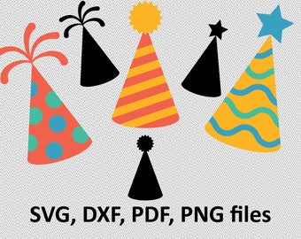 Download Party hat svg | Etsy