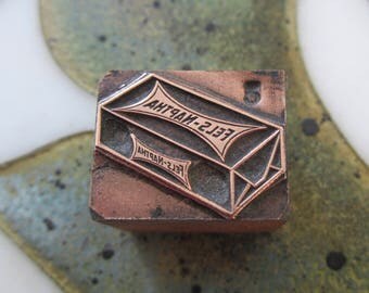 Fels-Naptha Soap Bar Vintage Letterpress Printing Block