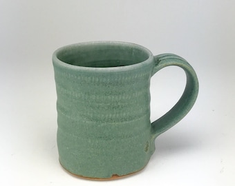 Beautiful Mug - Handmade Stoneware Pottery Clay - Coffee Mug - Tea Mug - Ready to Ship Today - 4" x 3" - RZB-IM-1
