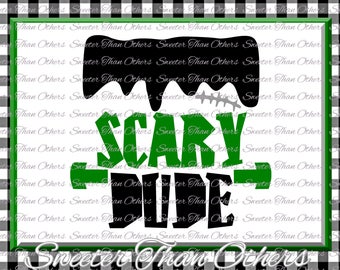Halloween svg, Scary Dude svg, Frankenstein svg Dxf Silhouette Studios Cameo Cricut cut file INSTANT DOWNLOAD, Boy Halloween svg, Htv Scal