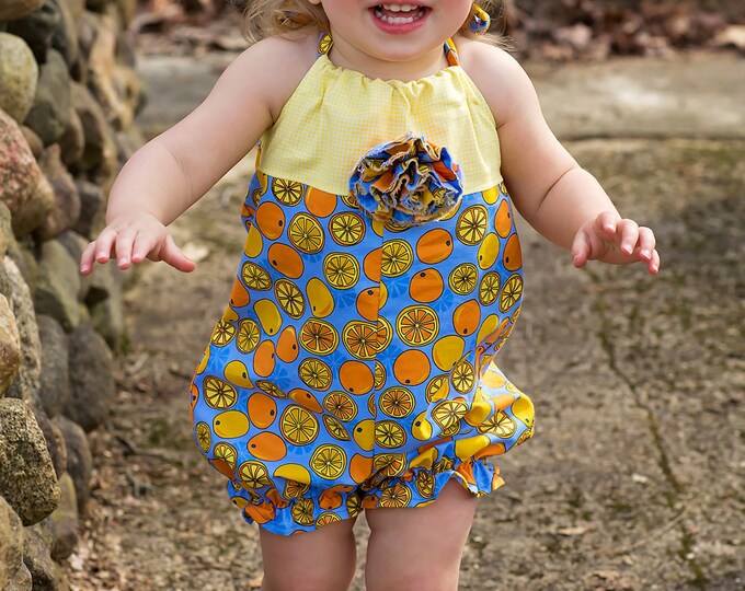 Baby Romper - Bubble Romper - Toddler Outfit - 1st Birthday - Baby Girl Outfit - Birthday Outfit - Toddler Clothes - Girl - 6 mo to 4T