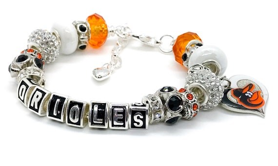 Baltimore Orioles Jewelry bracelets all inspired handmade