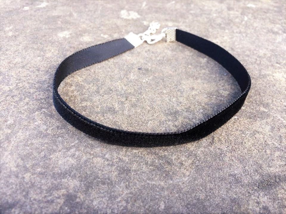 Black Velvet Choker Black Choker Velvet Choker Choker