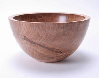 Fiddleback Ambrosia Maple Wooden Bowl #1558 7 1/2" X 4 1/8"