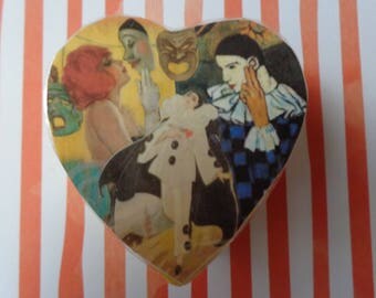 Send in the Clowns Collage Trinket Box by Pepperland