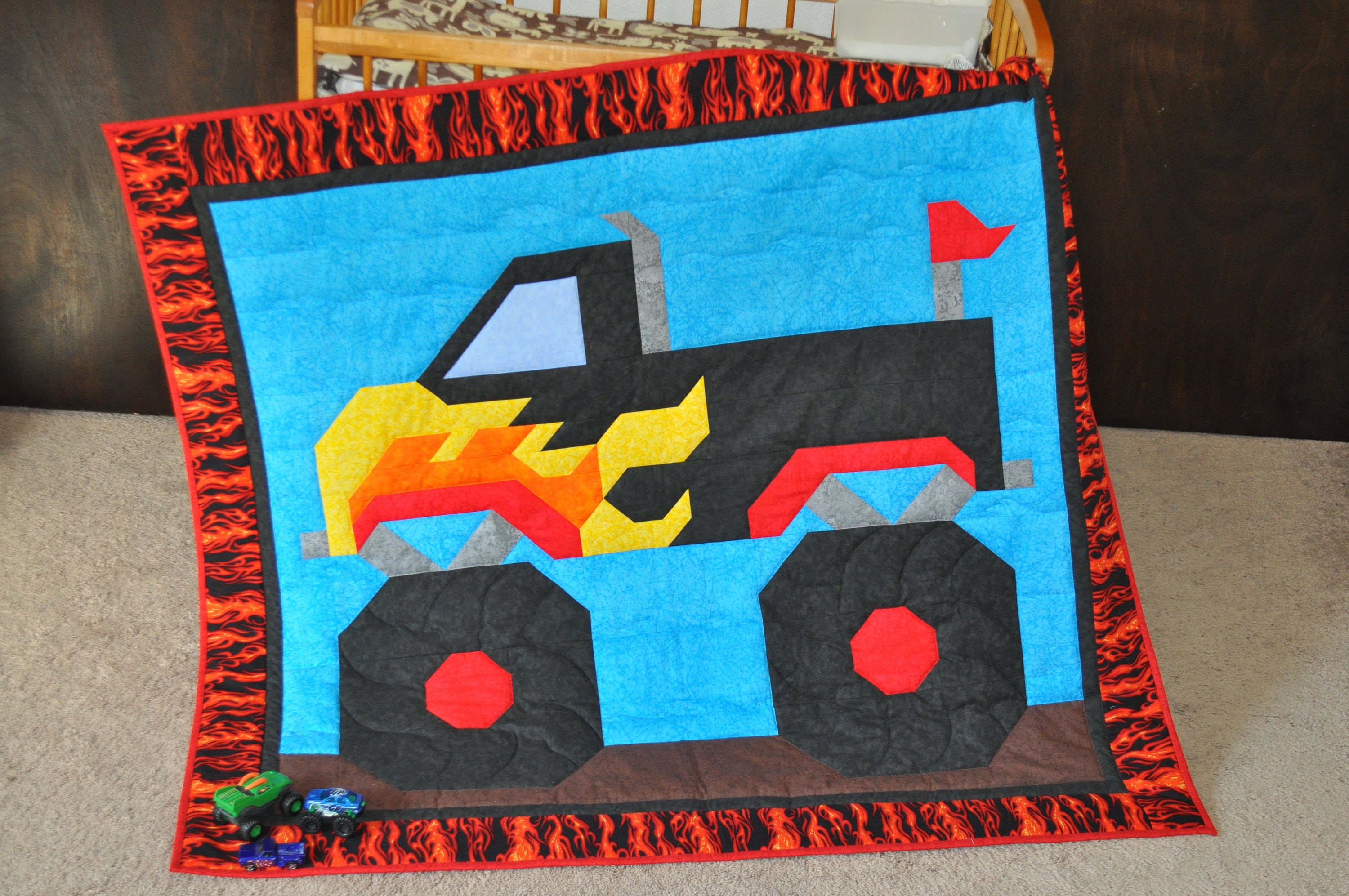 Monster Truck Quilt Pattern