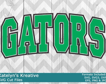 Gators Arched SVG Files