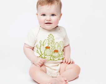 Cactus Bodysuit - Infant One Piece - Baby Clothing - Baby One Piece - Baby Girl - Baby Boy - Cacti - Succulent