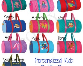 Personalized duffle bag, Stephen Joseph Duffle Bag in Girls Boys ,kids duffle