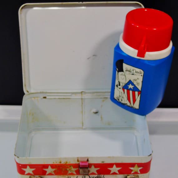 Uncle Sam Lunch Box Complete with King Seeley Thermos 1970s