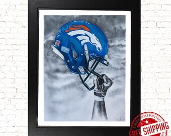 Broncos Wall Art denver broncos wall art | etsy Broncos Wall Art denver broncos wall art | etsy