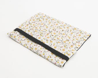 two-tone fabric notebook cover
