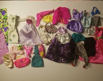 Lot De Vêtements Barbie Vintage 1994 - Pantalons Et Shorts Mattel Originaux