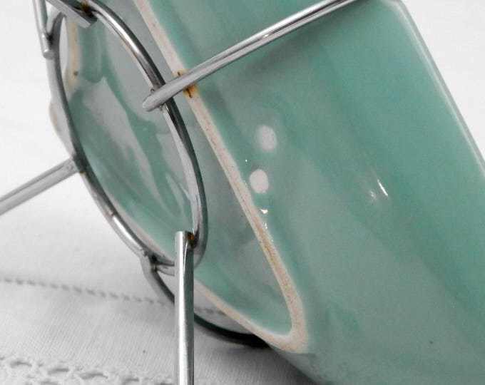 Vintage Mid Century Modern Ceramic Mint Green and Chrome Atomic Design Ashtray, Tobacciana Sputnik Style, Retro 1960s Smoking Accessories Vintage Mid Century Modern Ceramic Mint Green and Chrome Atomic Design Ashtray, Tobacciana Sputnik Style, Retro 1960s Smoking Accessories