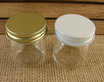 RESERVED Mini Mason Shots -160 pieces - No lids