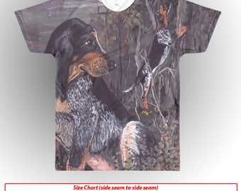 blue tick hound t shirt