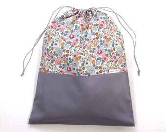 Sac à linge, Sac à lingerie pour voyage, Accessoire de voyage, Liberty of London, Tana Lawn, "Betsy P", Cadeau pour femme