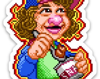 Chocolate Pudding Dustin Stranger Things Refrigerator Magnet Netflix pixel art 8 bit retro
