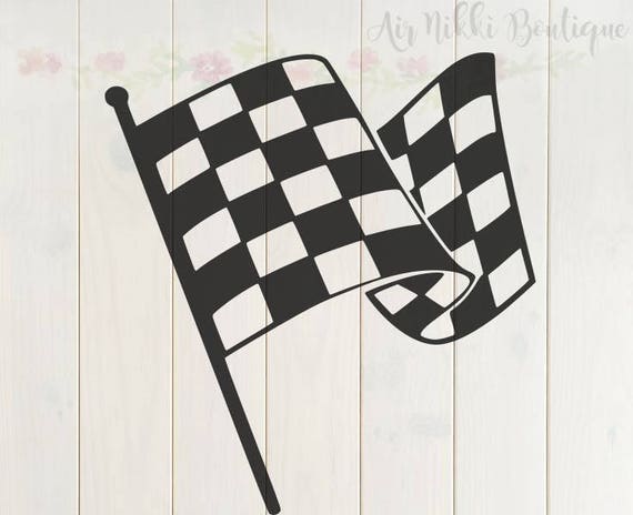 Race flag SVG PNG DXF files instant download