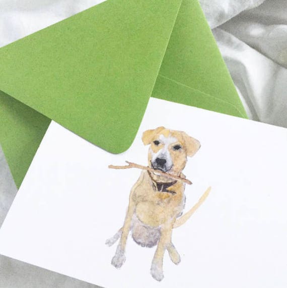 Custom Dog Notecards / Custom Pet Greeting Cards