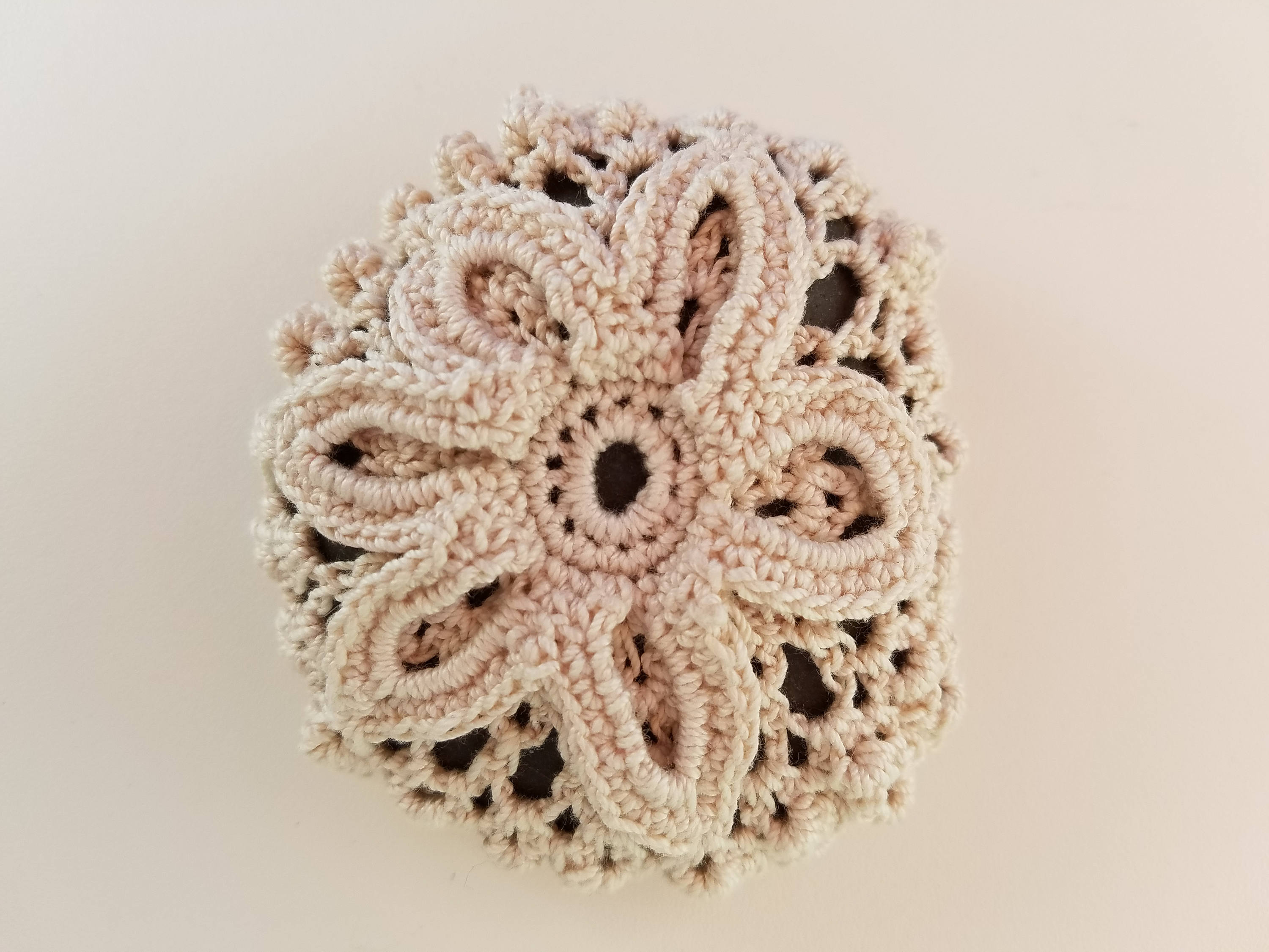 Crochet RockSand DollarCrochet Sand Dollar Stone Sea