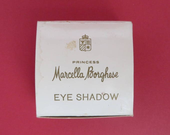 Vintage Marcella Borghese Eye Shadow - 1960s Platinum Oro (Silver) Tone - New Old Stock - Borghese Collector's Eye Makeup
