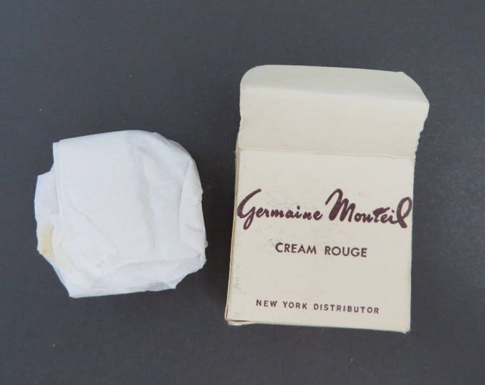 Germaine Monteil Rouge - Vintage Cream Rouge, Florida Red, New Old Stock, Collector's Makeup