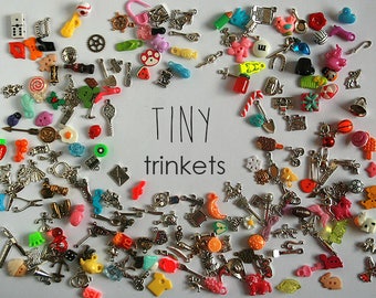 Tiny I Spy trinkets for small I spy bag/bottle, no doubles, 0.5-2cm, Set of 20/50/100