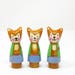 rustic fox peg dolls