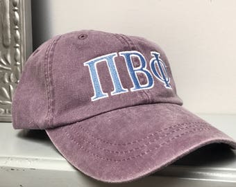 Sorority Embroidered Hat