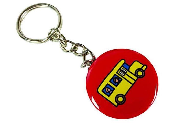 Bus Magnets - School Bus Magnet - School Bus Pin - Pretend Play - School Magnet - Preschool Learning - Fridge Magnets