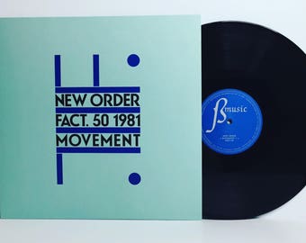 New Order-Movement 12" vinyl record album LP 2016 Repress