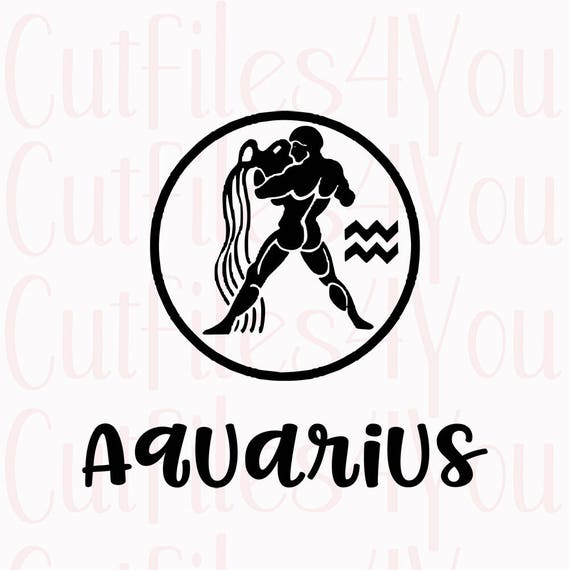 Aquarius SVG Zodiac Signs Astrology svg Horoscope designs