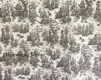 Toile shower curtain | Etsy Toile shower curtain | Etsy