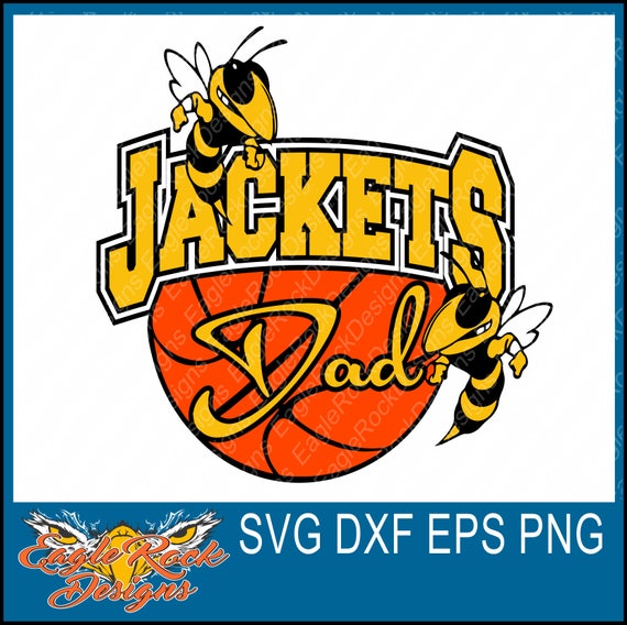 Download Yellow Jackets Basketball SVG DXF EPS Cut File Jackets