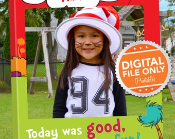Children's Book Photo Booth. Party Prop Frame. Digital file only