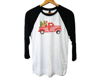 christmas shirts with old truck