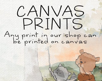 Nursery Canvas Art Prints - Fine Art Canvas Wall Art for your Kid's Room or Nursery