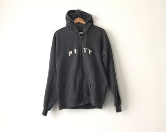 PITT HOODIE // 90s // Large // Pittsburgh Hoodie // Pitt // Pitt Panthers // Pitt Hoodie // Pitt Sweatshirt // Pitt // Pittsburgh Hoodie