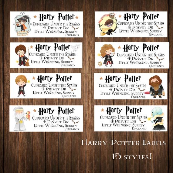 Harry Potter Address Labels Mailing Labels
