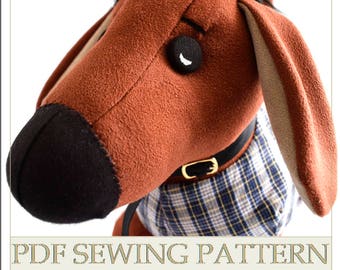 Dog plush pattern, dog stuffed animals, digital art tutorial, Stuffed toy pattern, superduo tutorial, softie pattern, pdf pattern soft toy