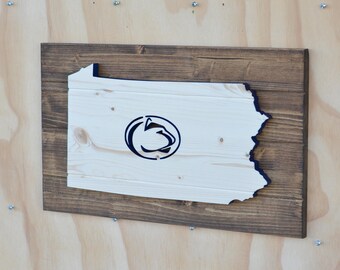 Oklahoma Sooners State Wood Cutout