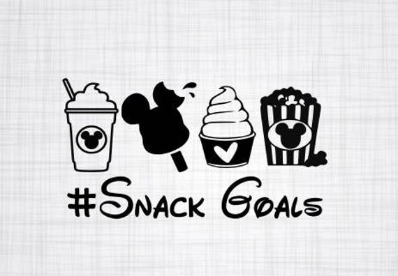 Download Disney Snack Goals Disney inspired SVG Cricut Cut File