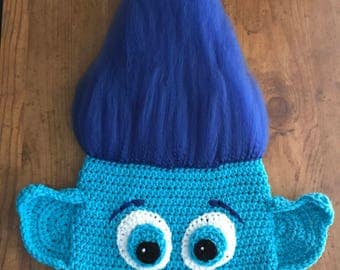 Branch inspired Crochet Hat, Troll Hat, Branch, Troll, Crochet Hat, baby, child, teen, adult