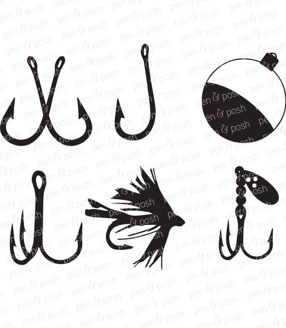 Download Fish Hook SVG Fishing Fish Hooks Fish Hook DXF Fish