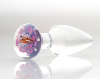 Glass Butt Plug - Tanya - Medium + - One Of A Kind Mature/adult/anal/sex Toy