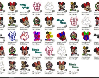 Disney's Minnie Mouse Embroidery Design Set 2